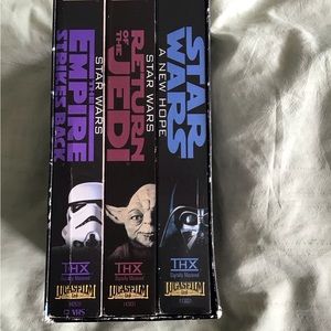 Vintage Star Wars Trilogy VHS Set